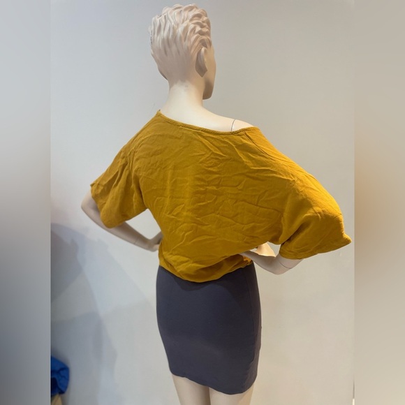 FOREVER 21 | button-up blouse shirt in mustard yellow Size Small - Picture 5 of 11